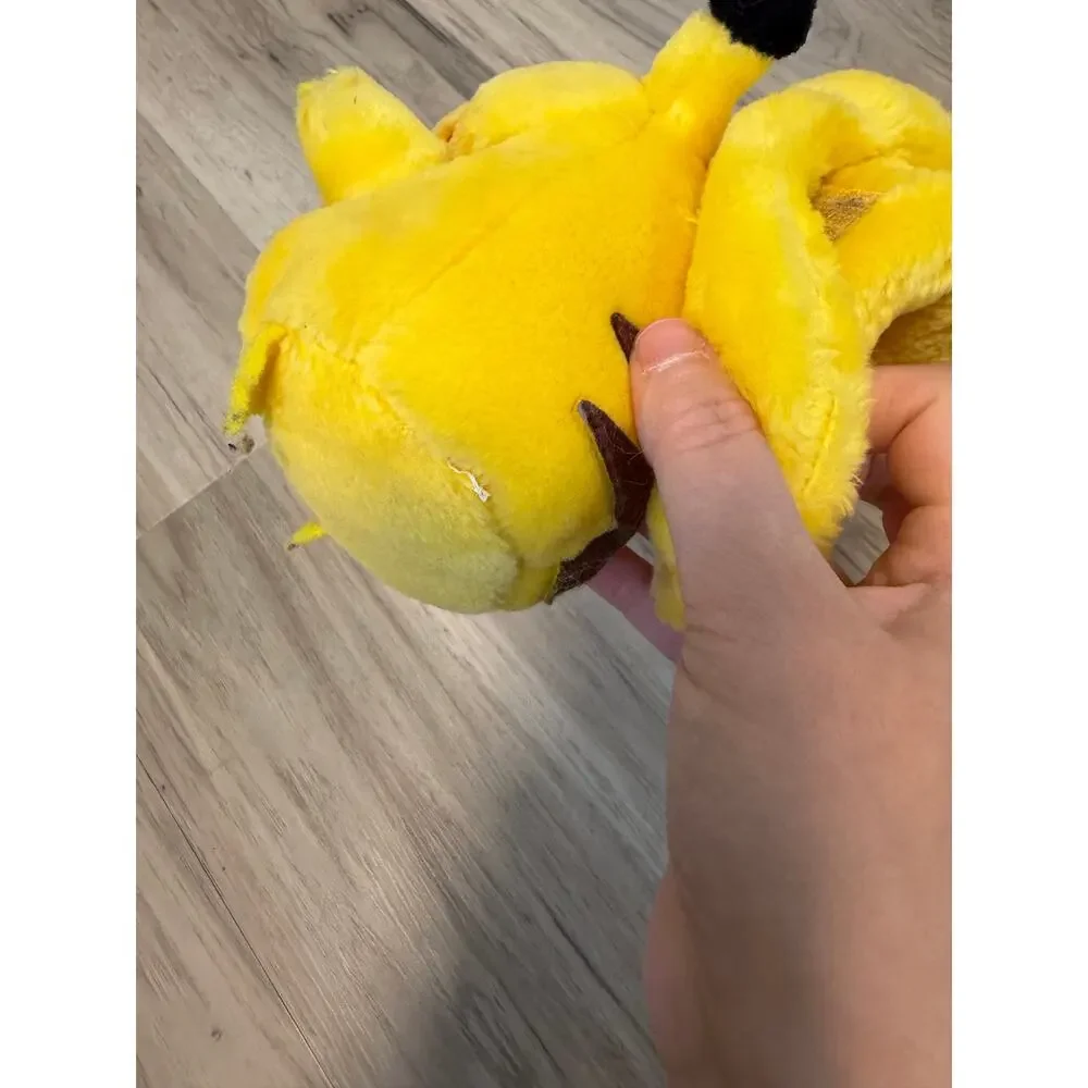 Pikachu Fat Pokemon Scarf Fuzzy Plush 6